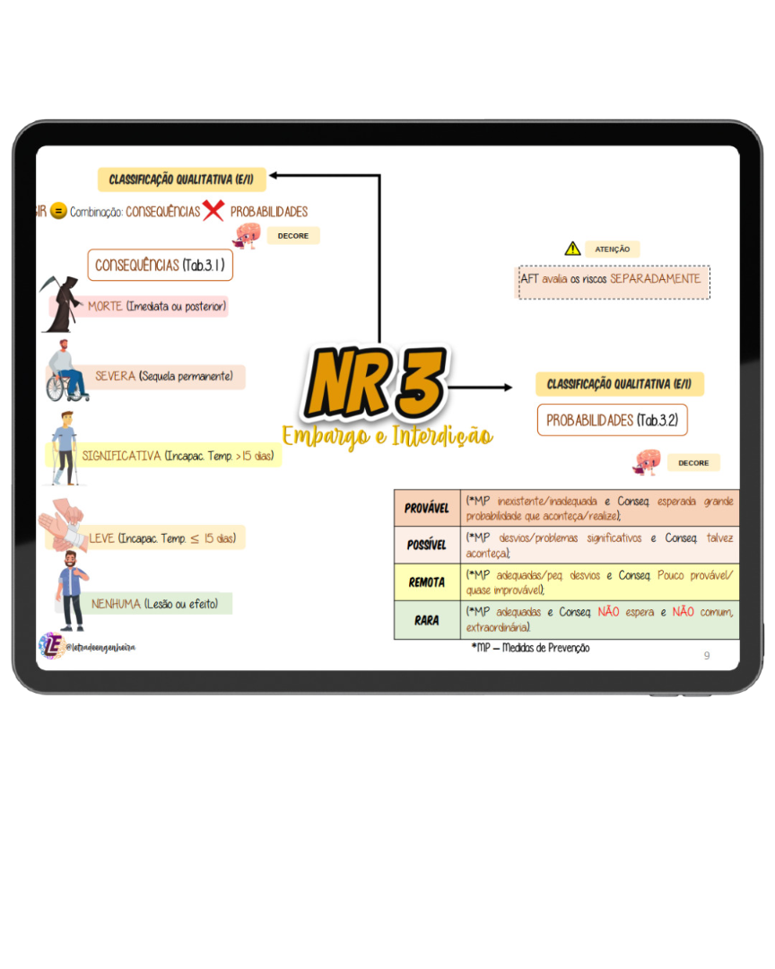 MAPA MENTAL NR 3 - EMBARGO E INTERDIÇÃO