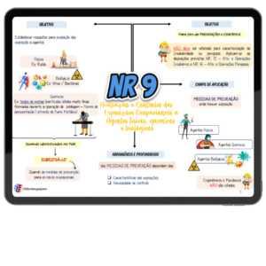 MAPA MENTAL NR 9 – AVALIAÇÃO E CONTROLE DAS EXPOSIÇÕES OCUPACIONAIS A AGENTES FÍSICOS, QUÍMICOS E BIOLÓGICOS