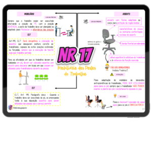 MAPA MENTAL NR 17 – ERGONOMIA