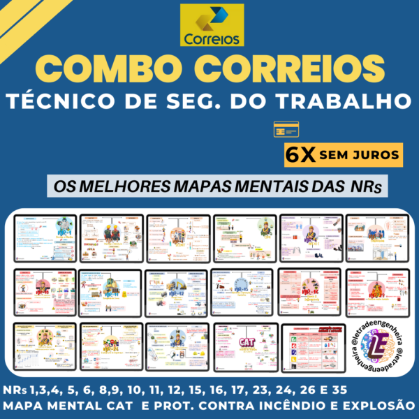 COMBO CORREIOS - TÉCNICO DE SEG. DO TRABALHO - TST