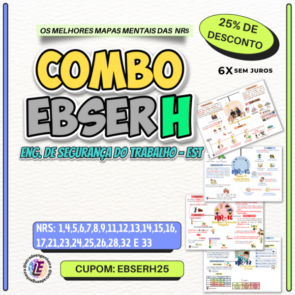 COMBO EBSERH - ENG. DE SEGURANÇA DO TRABALHO